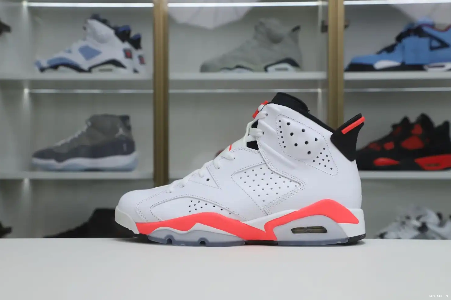 Air Retroinfrared Jordan White 6 Kimikick 0506